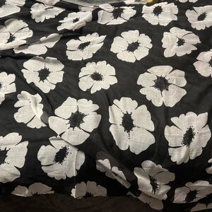 Black and White Poppy Scarf by Thirty One